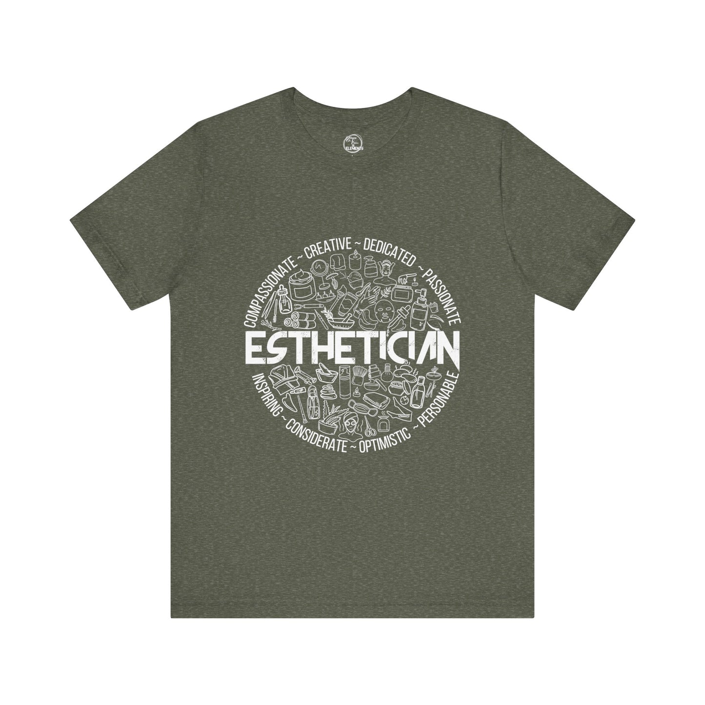 Edgy Esthetician Doodles Tee