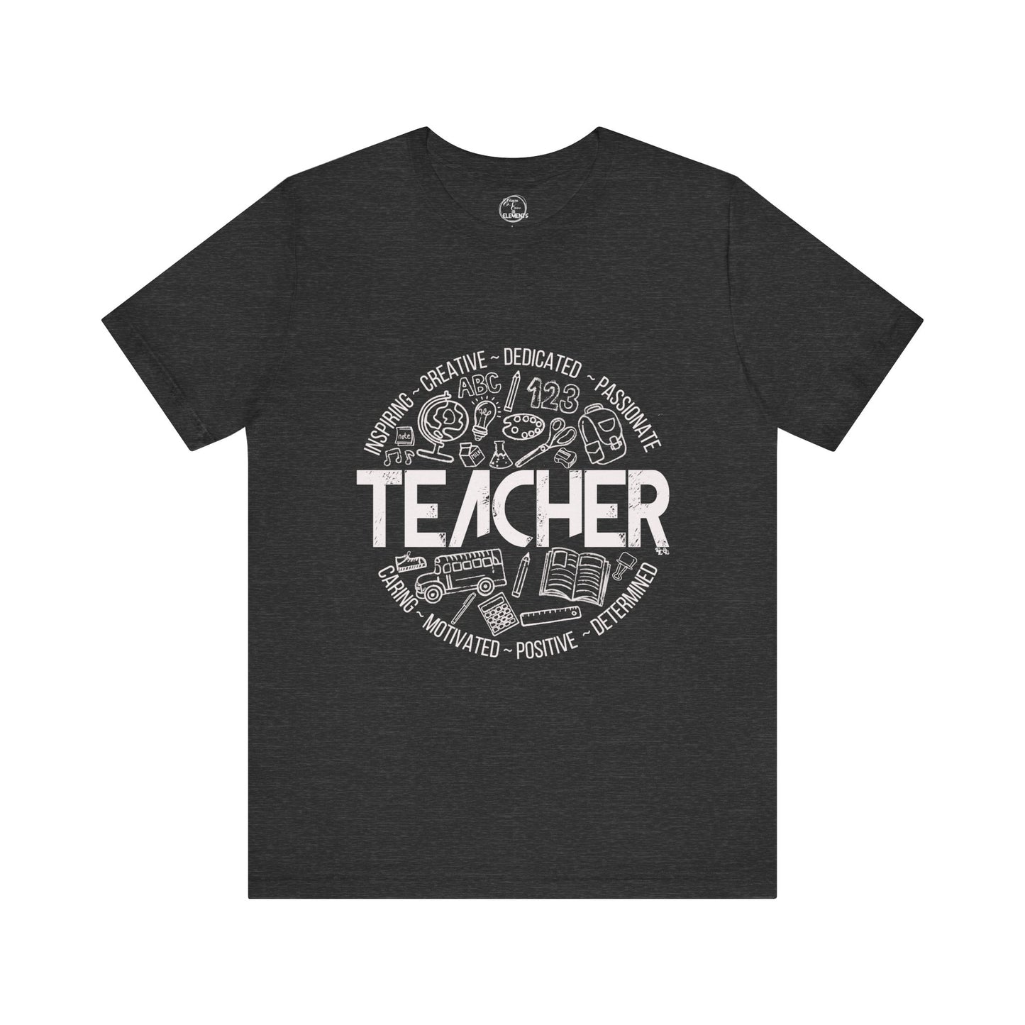 Edgy Teacher Doodles Tee