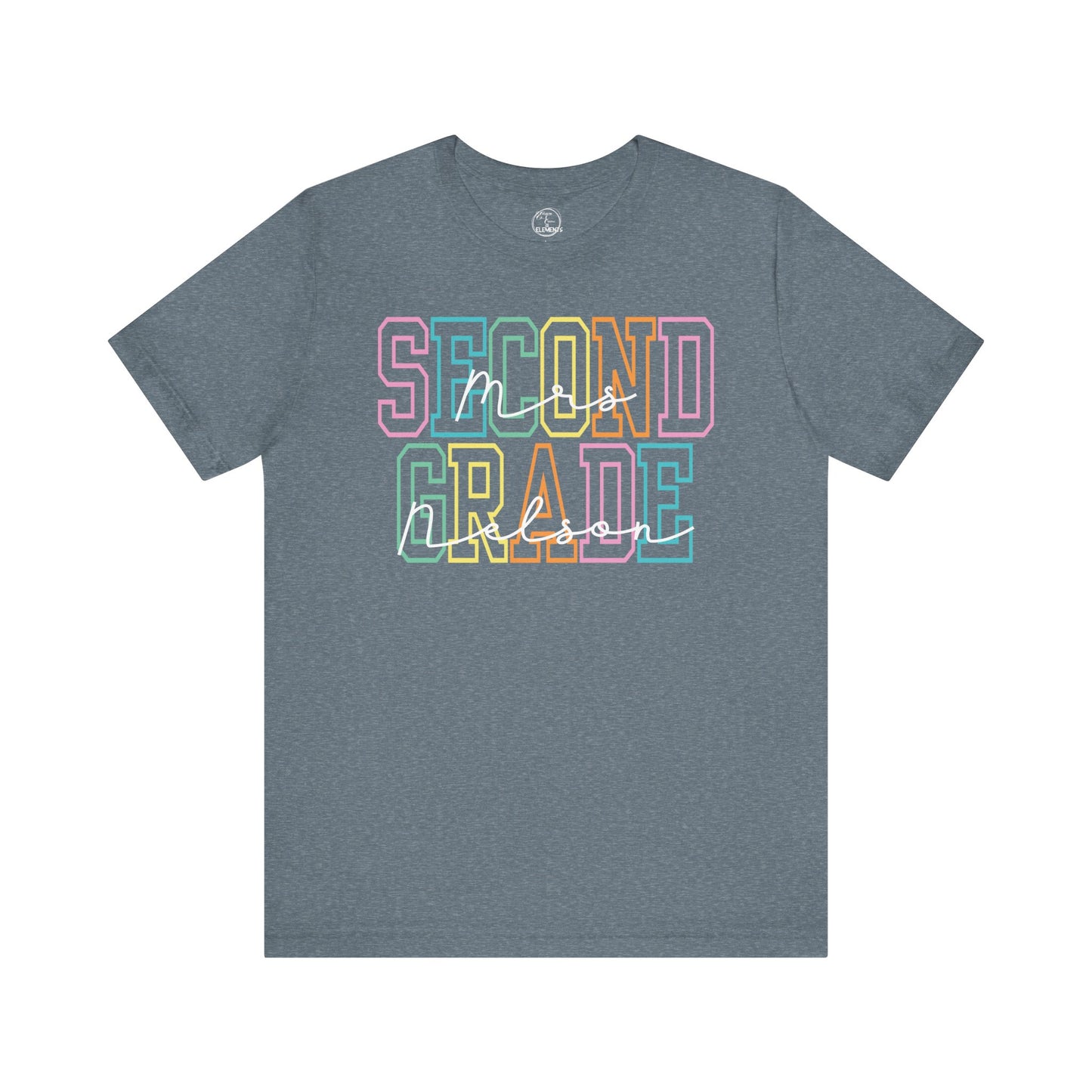 Personalized Second Grade Tees- Nelson