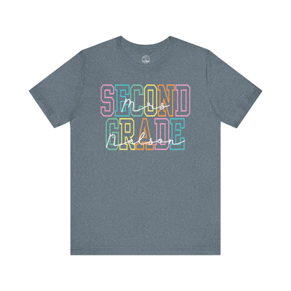 Personalized Second Grade Tees- Nelson