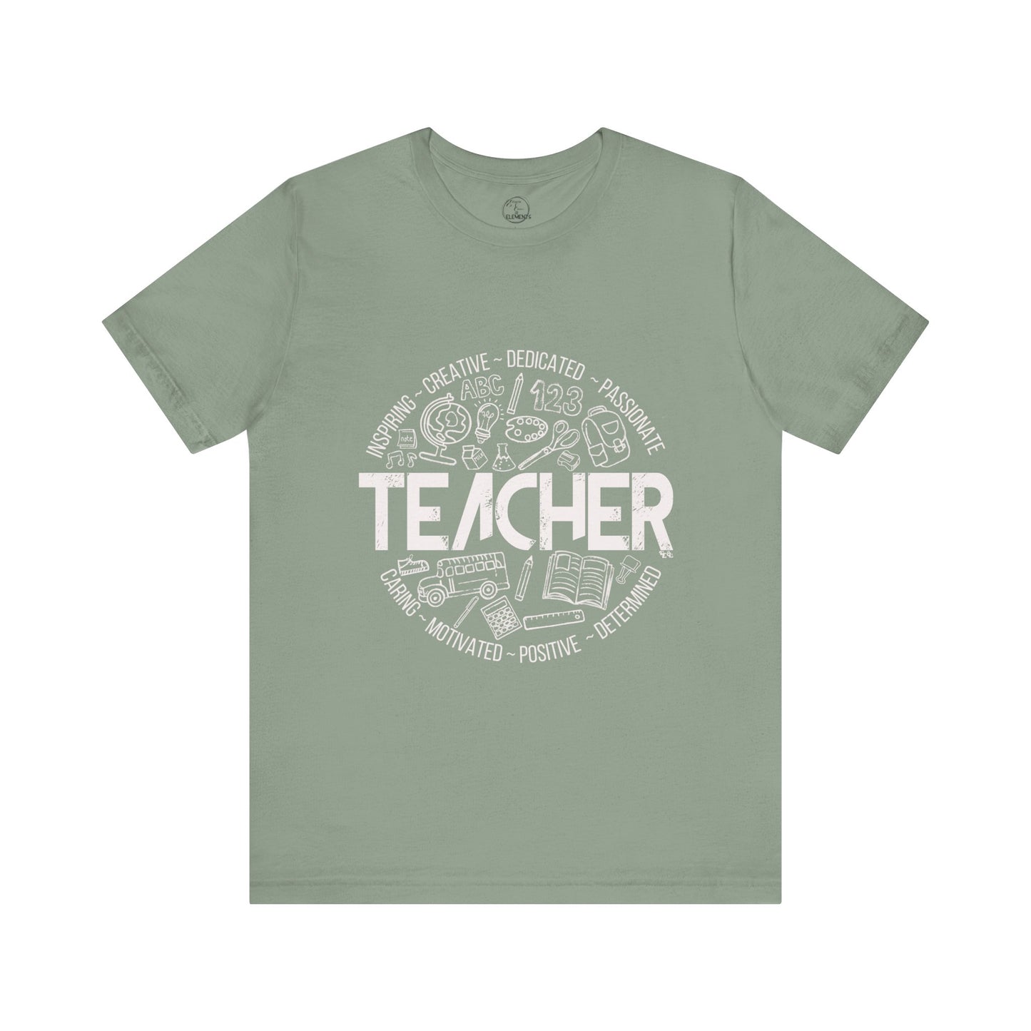 Edgy Teacher Doodles Tee