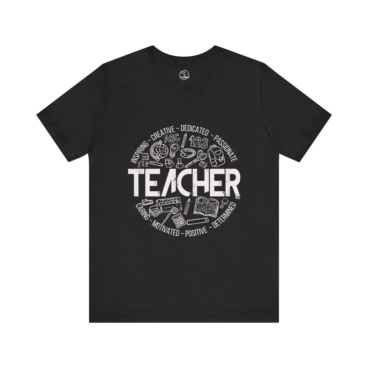 Edgy Teacher Doodles Tee