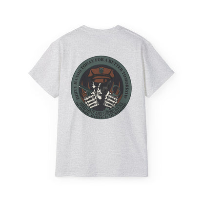 Dirty Hands Today For A Better Tomorrow Featuring Police Officers Tee