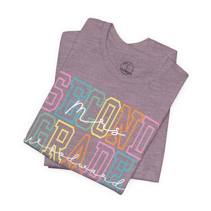Personalized Second Grade Tees- Woodward