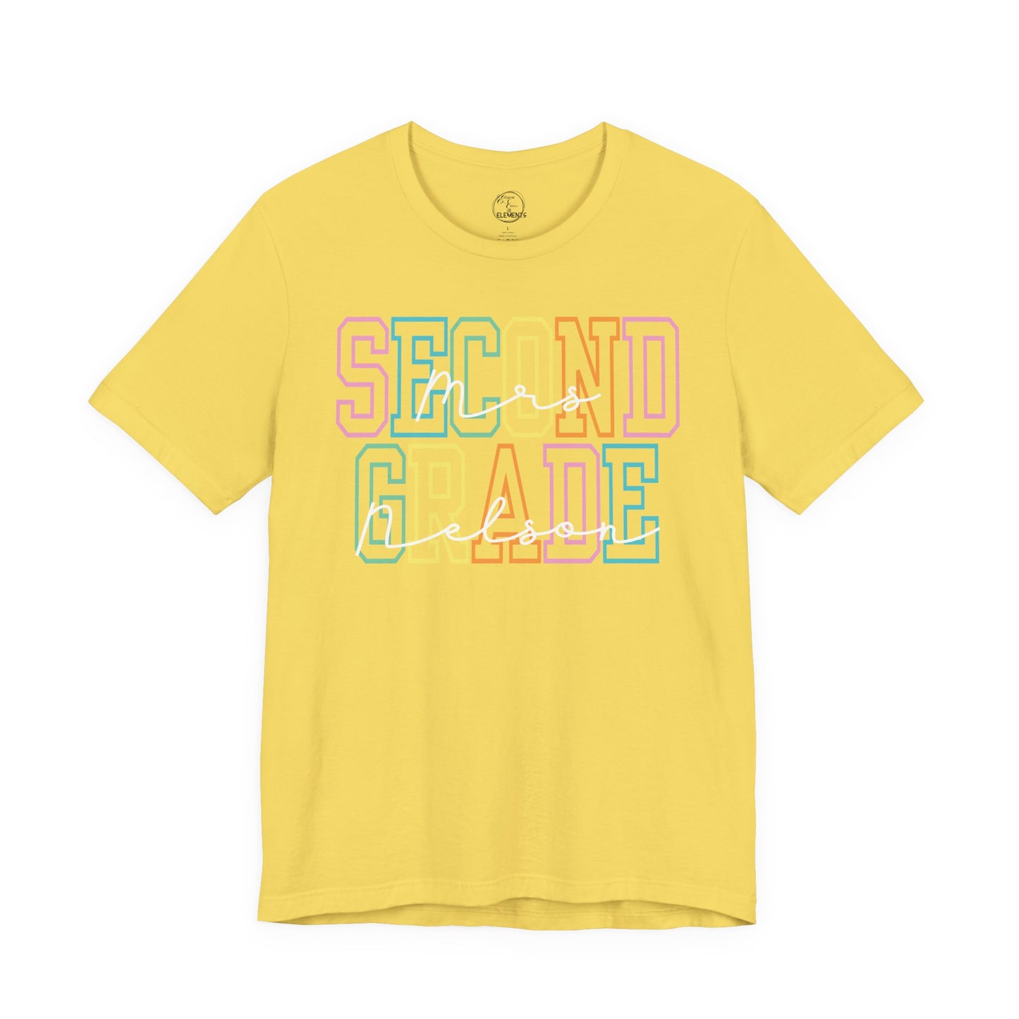 Personalized Second Grade Tees- Nelson