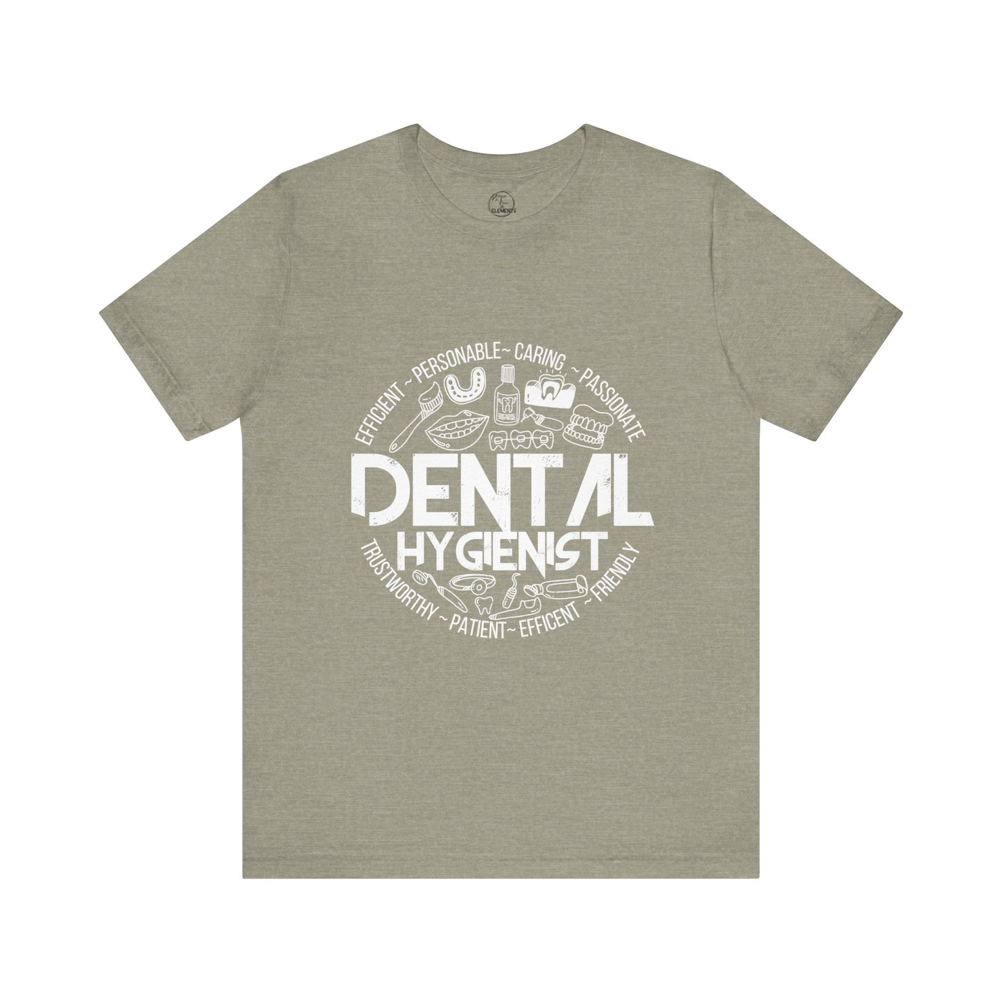 Edgy Dental Hygienist Doodles Tee
