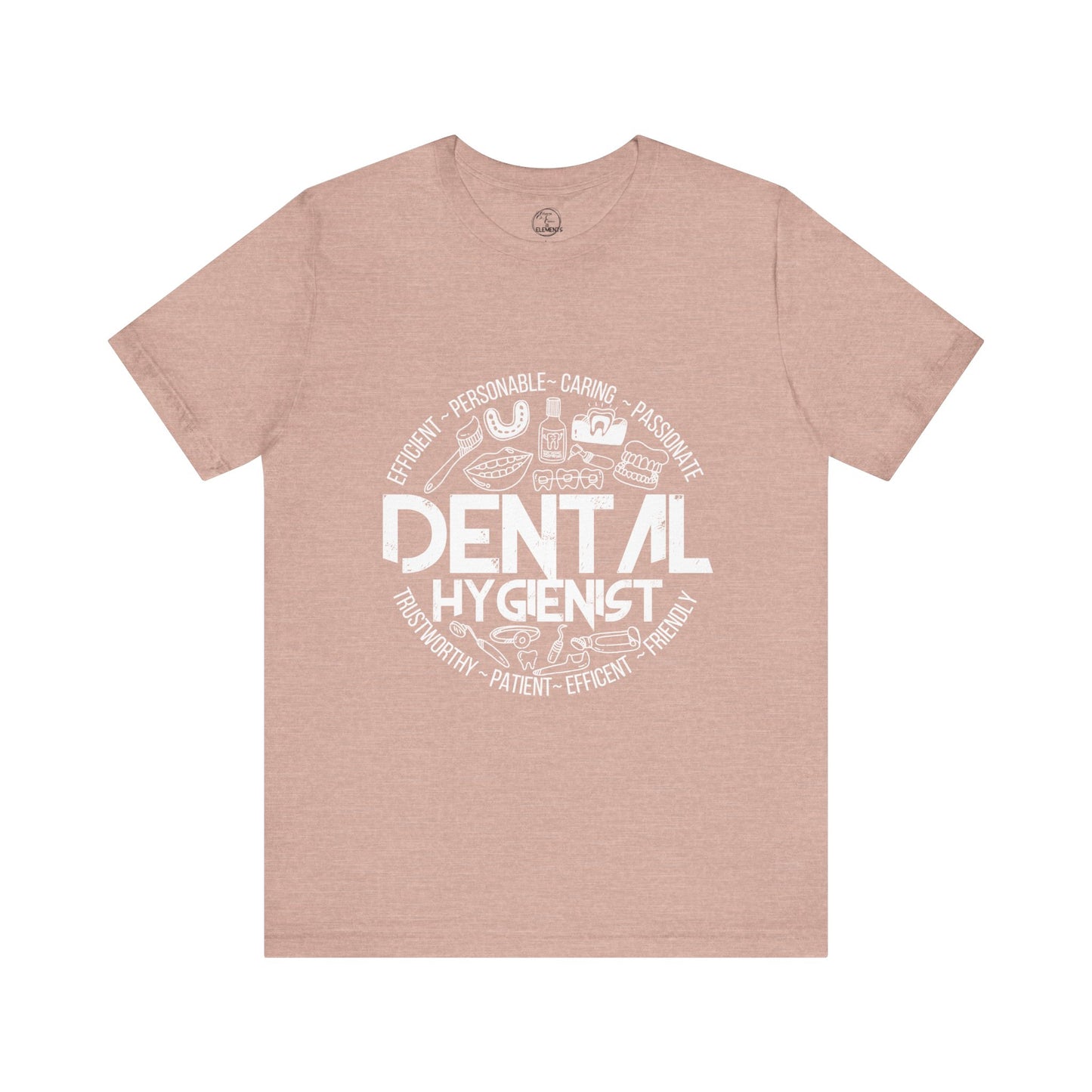 Edgy Dental Hygienist Doodles Tee
