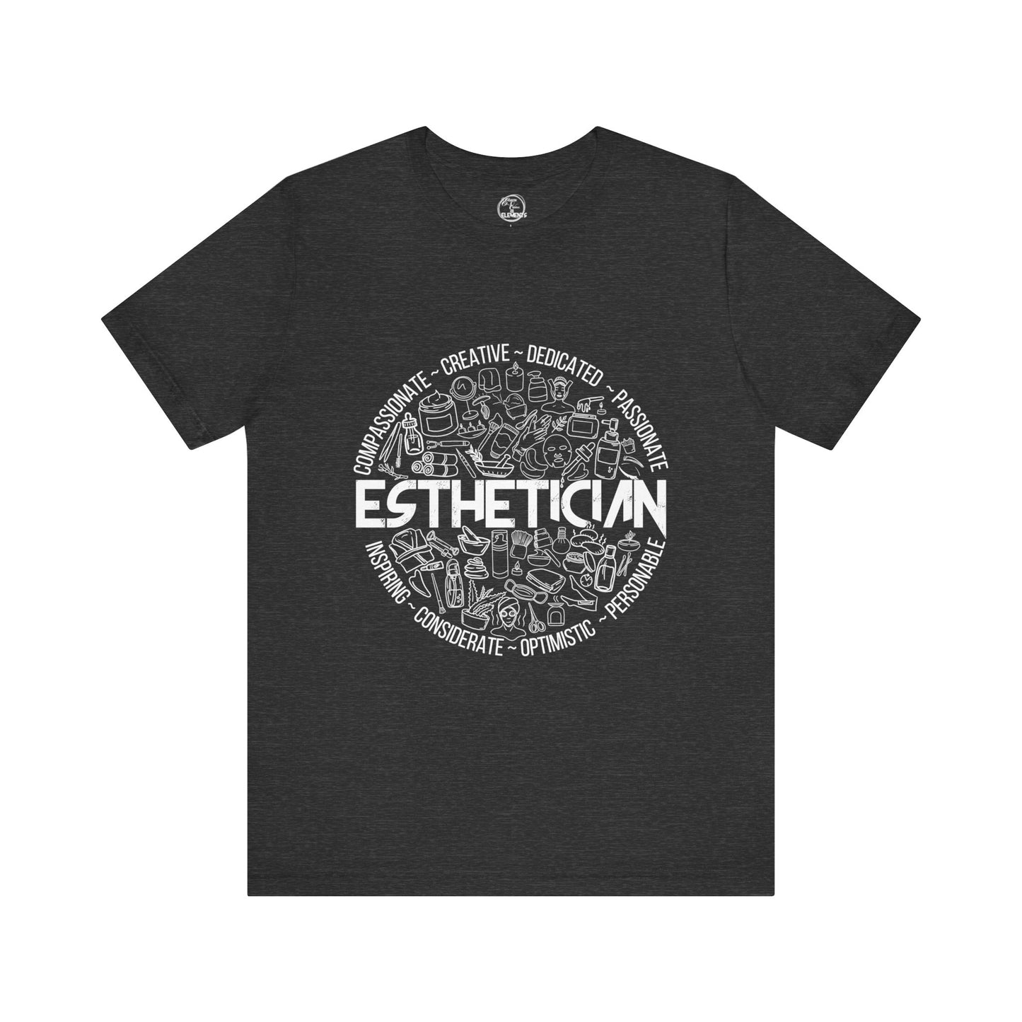 Edgy Esthetician Doodles Tee