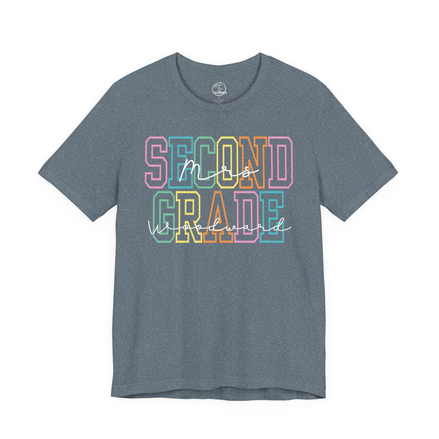 Personalized Second Grade Tees- Woodward