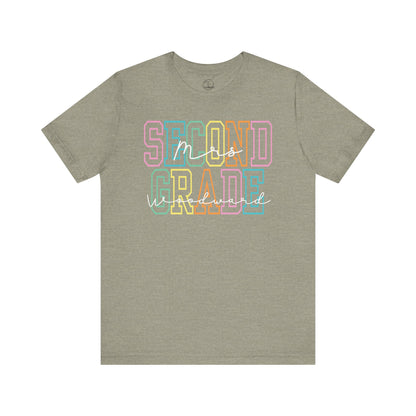 Personalized Second Grade Tees- Woodward