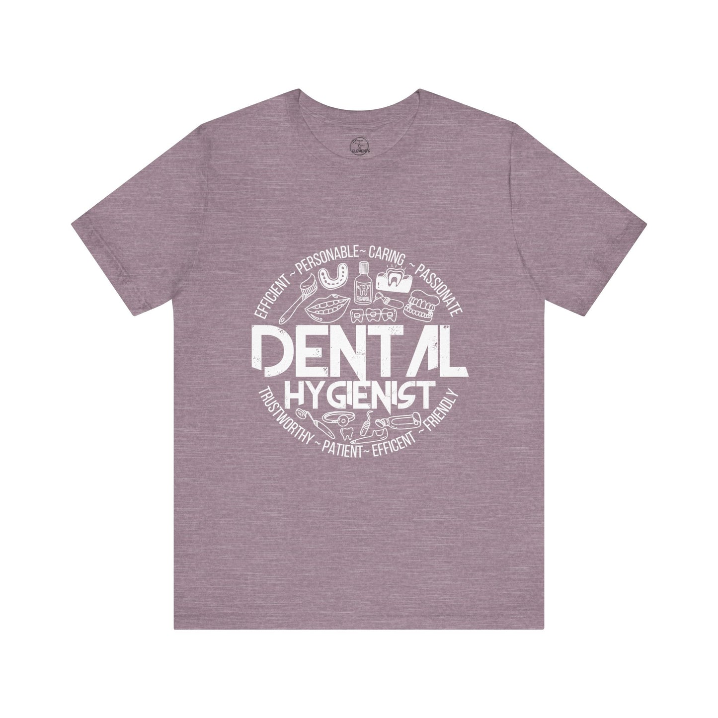Edgy Dental Hygienist Doodles Tee