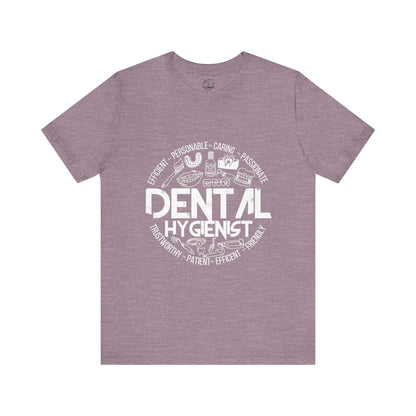 Edgy Dental Hygienist Doodles Tee