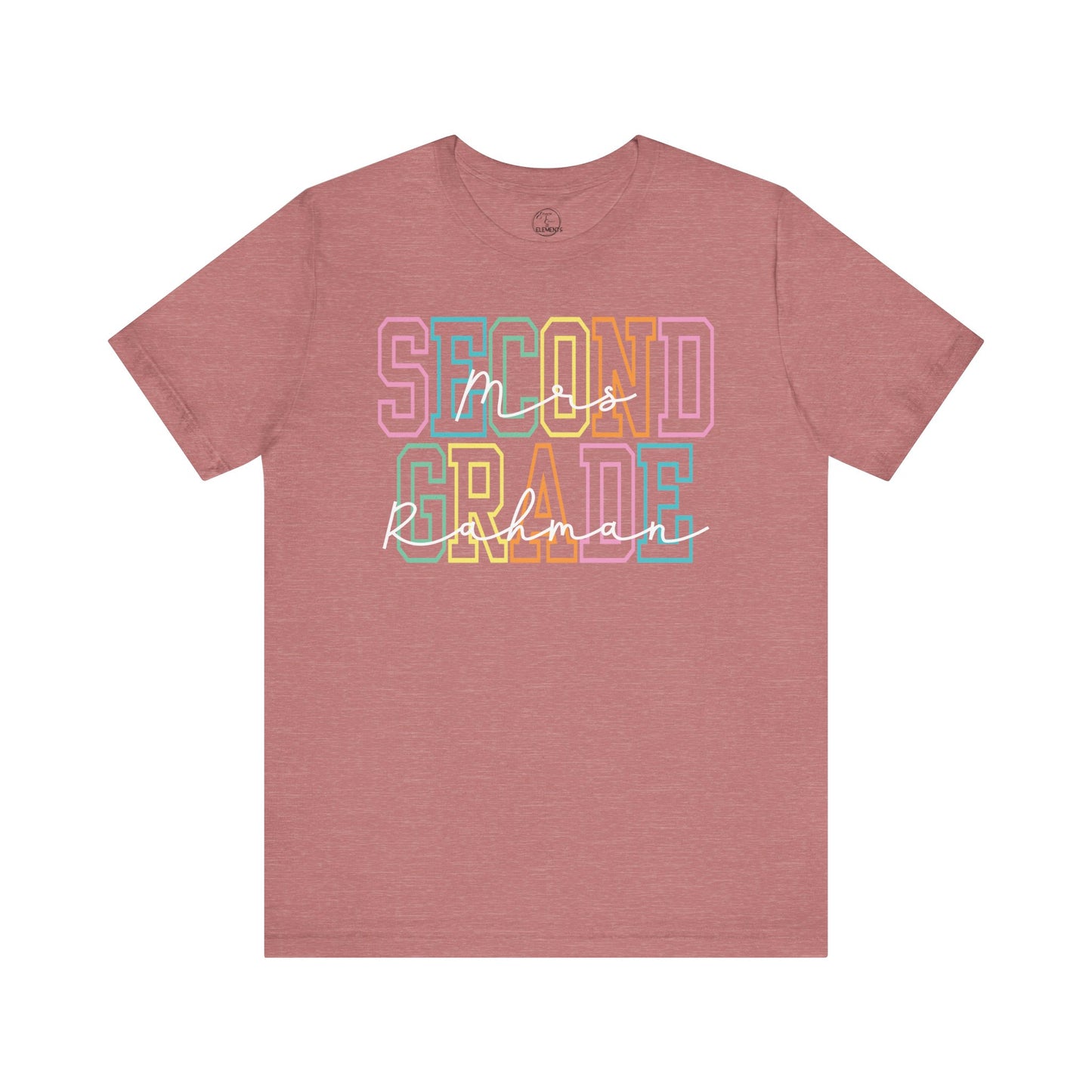 Personalized Second Grade Tees- Rahman