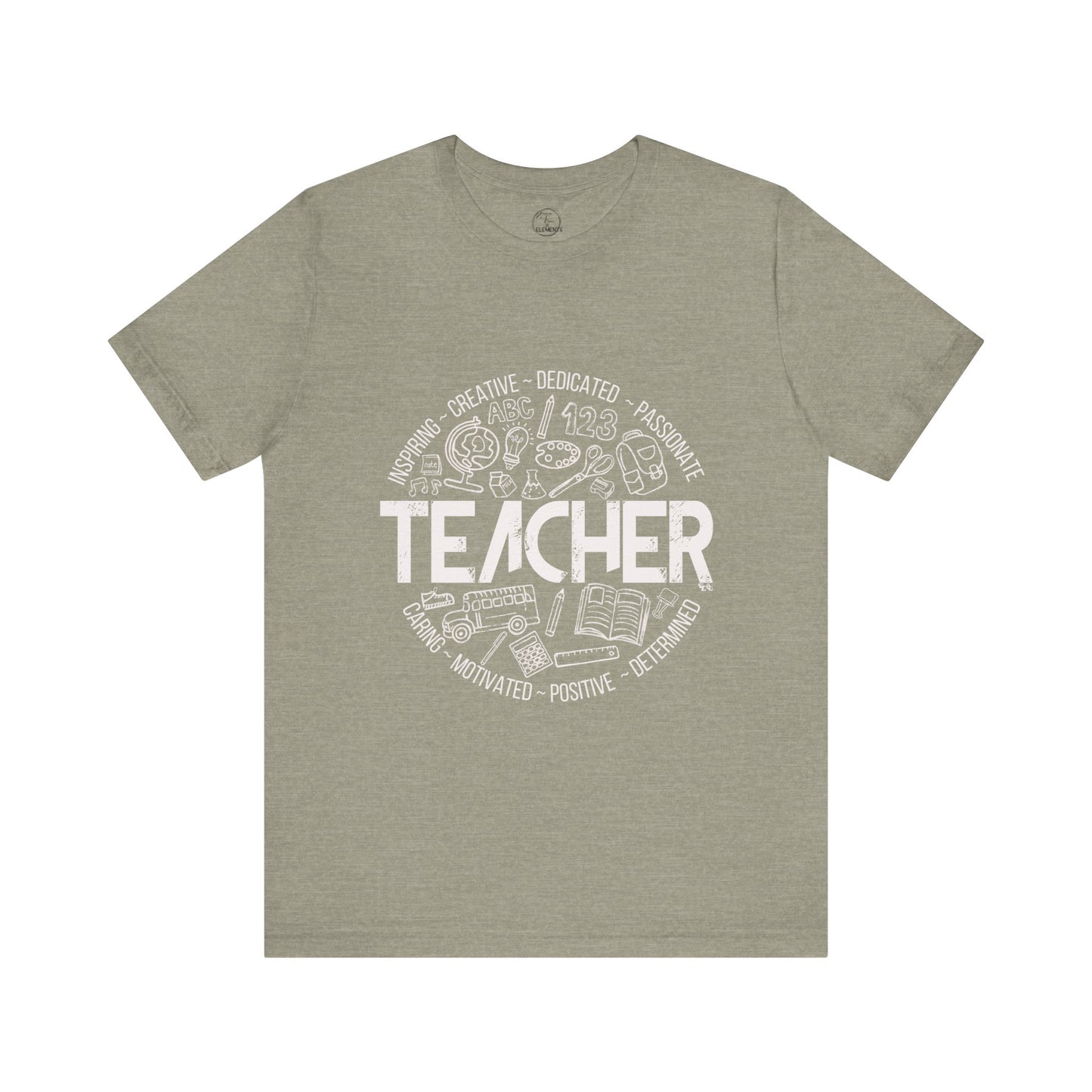 Edgy Teacher Doodles Tee