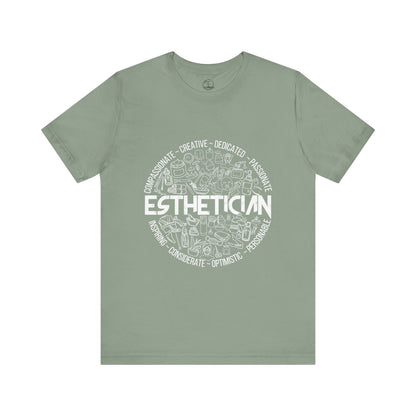 Edgy Esthetician Doodles Tee