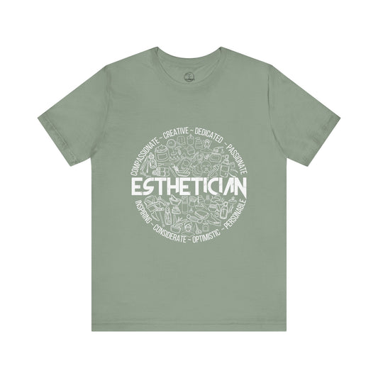 Edgy Esthetician Doodles Tee