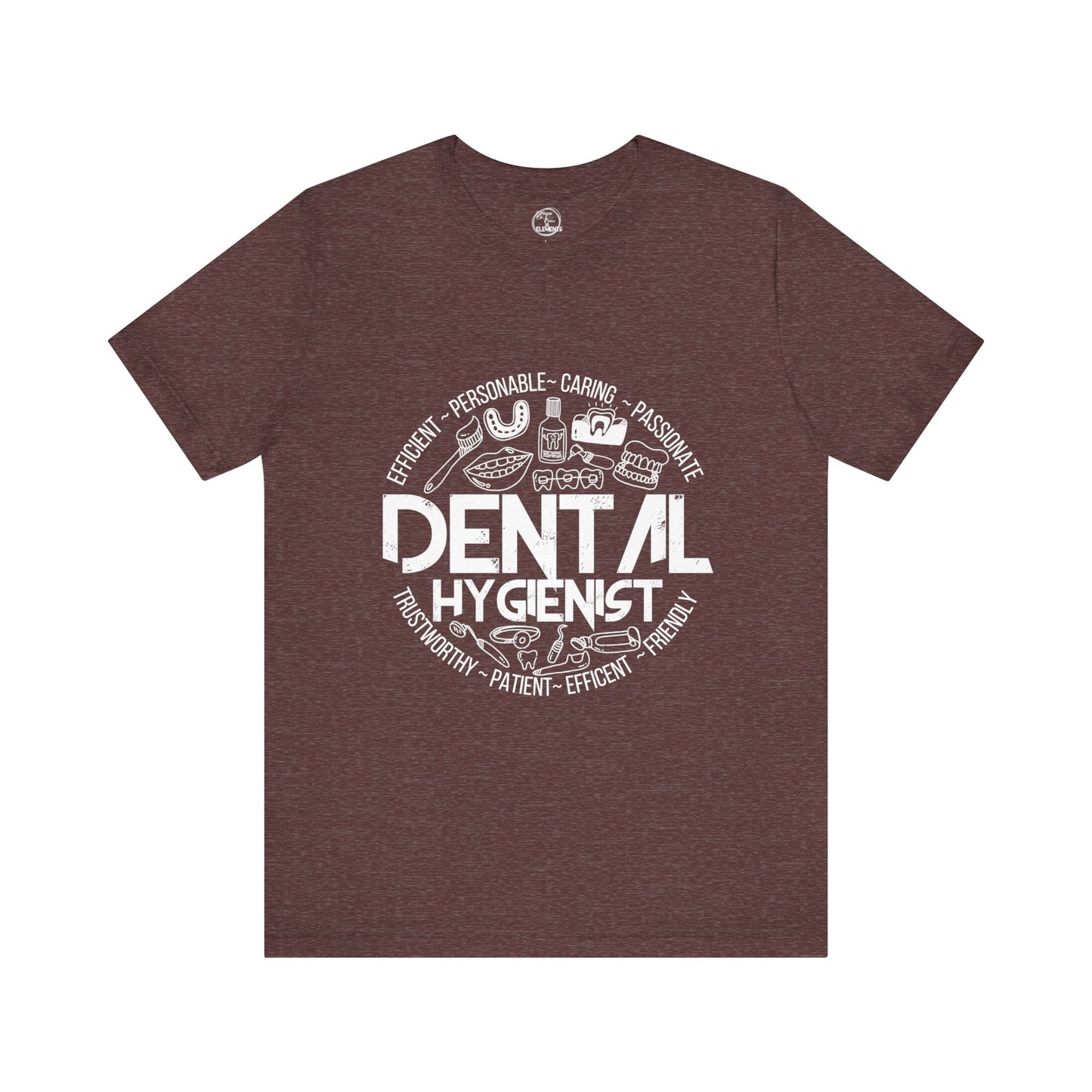 Edgy Dental Hygienist Doodles Tee