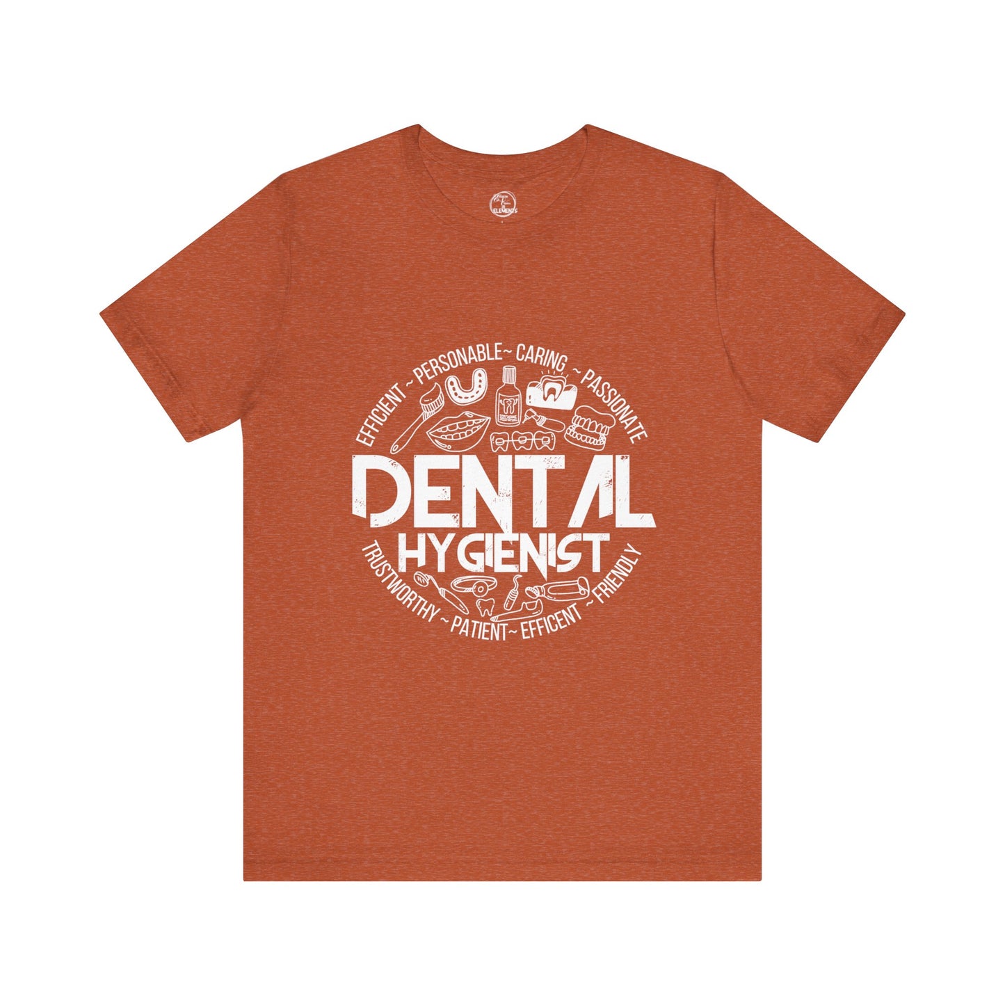 Edgy Dental Hygienist Doodles Tee