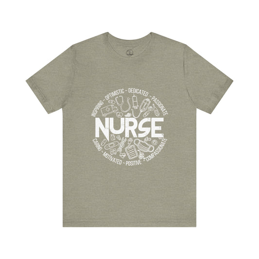 Edgy Nurse Doodles Tee