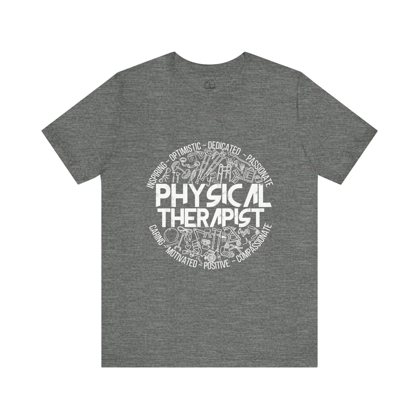 Edgy Physical Therapist Doodles Tee