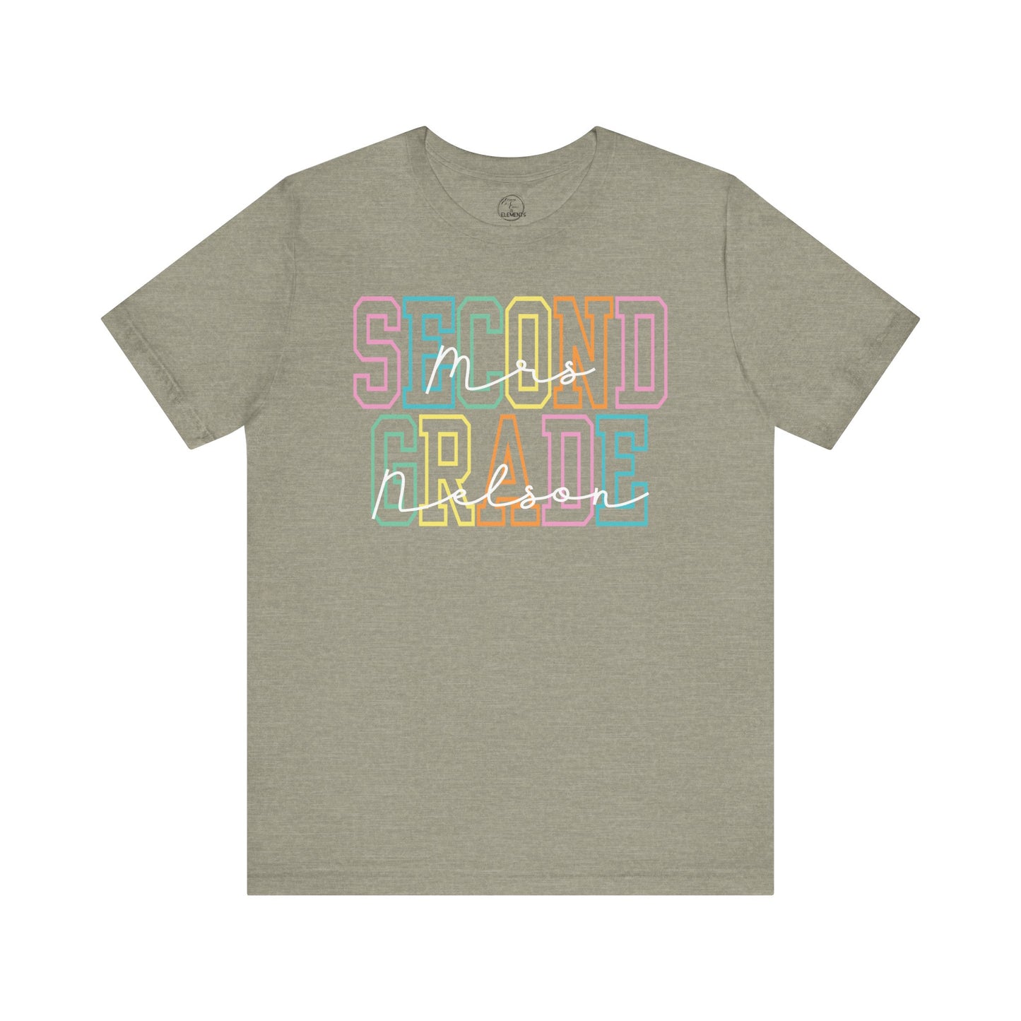 Personalized Second Grade Tees- Nelson