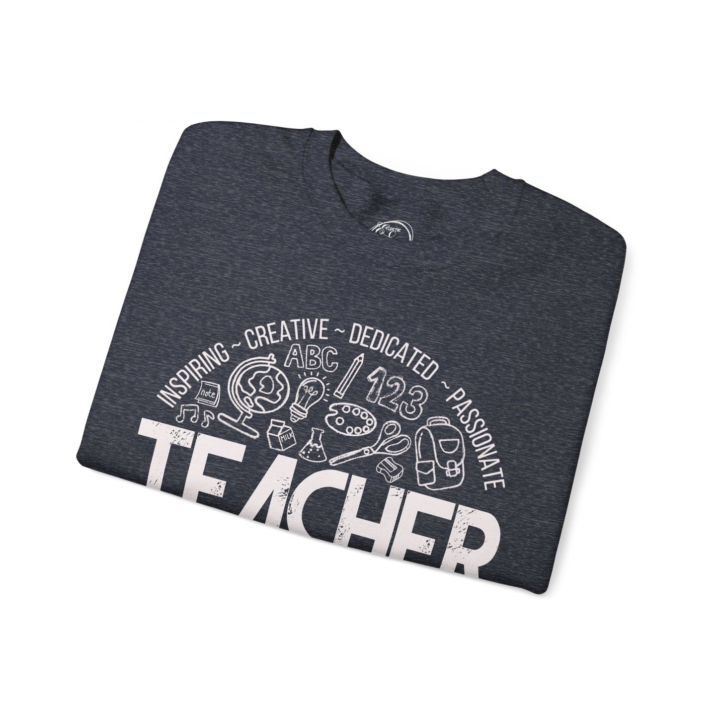 Edgy Teacher Doodles Crewneck