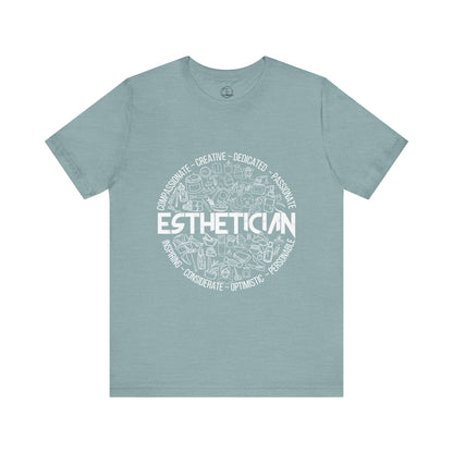 Edgy Esthetician Doodles Tee