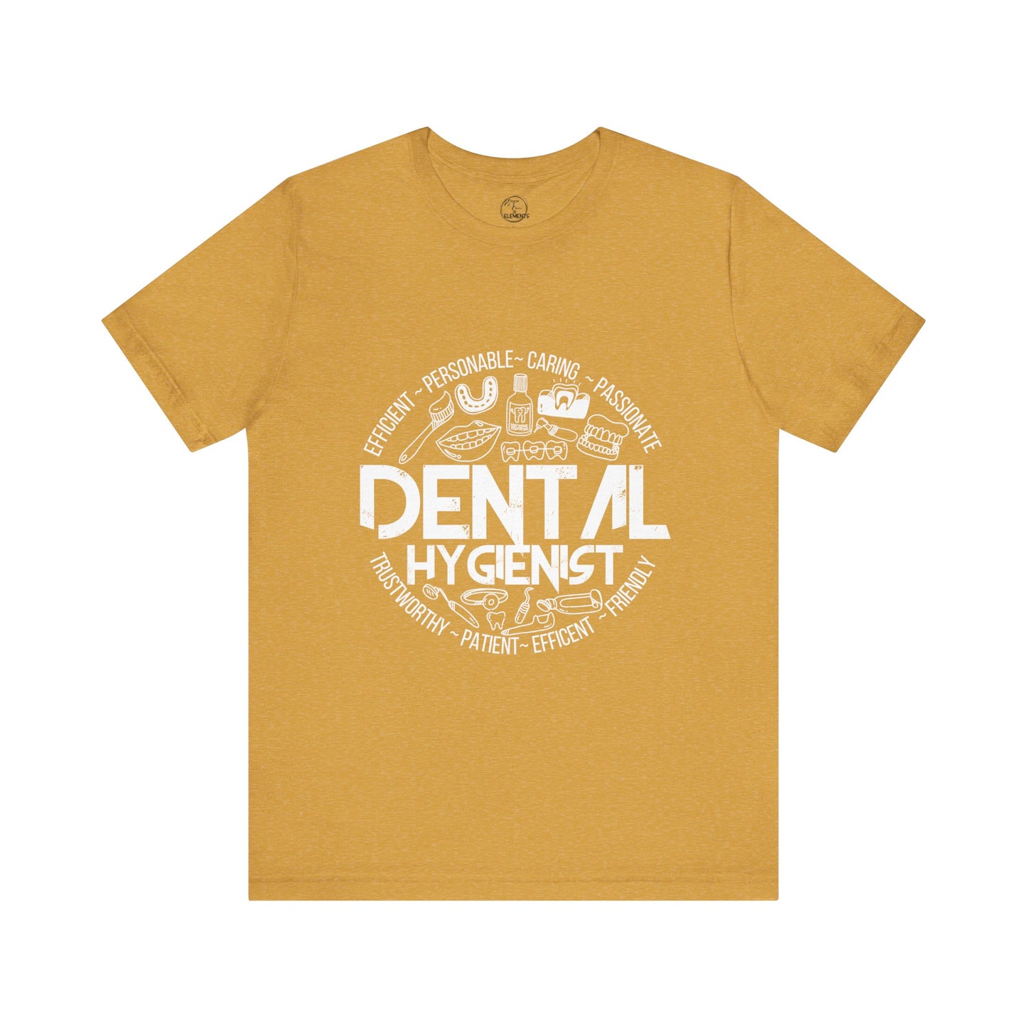 Edgy Dental Hygienist Doodles Tee