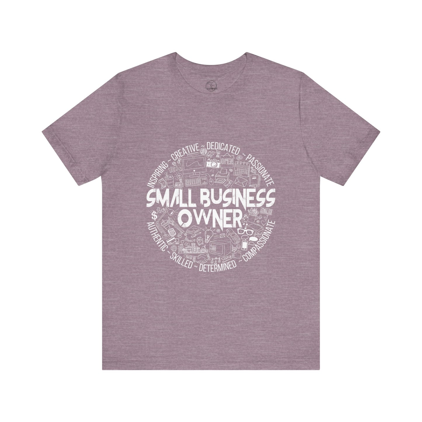 Edgy Small Business Owner Doodles Tee
