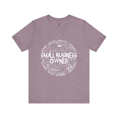 Edgy Small Business Owner Doodles Tee