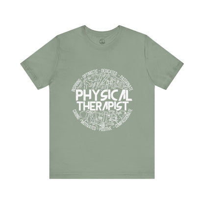 Edgy Physical Therapist Doodles Tee