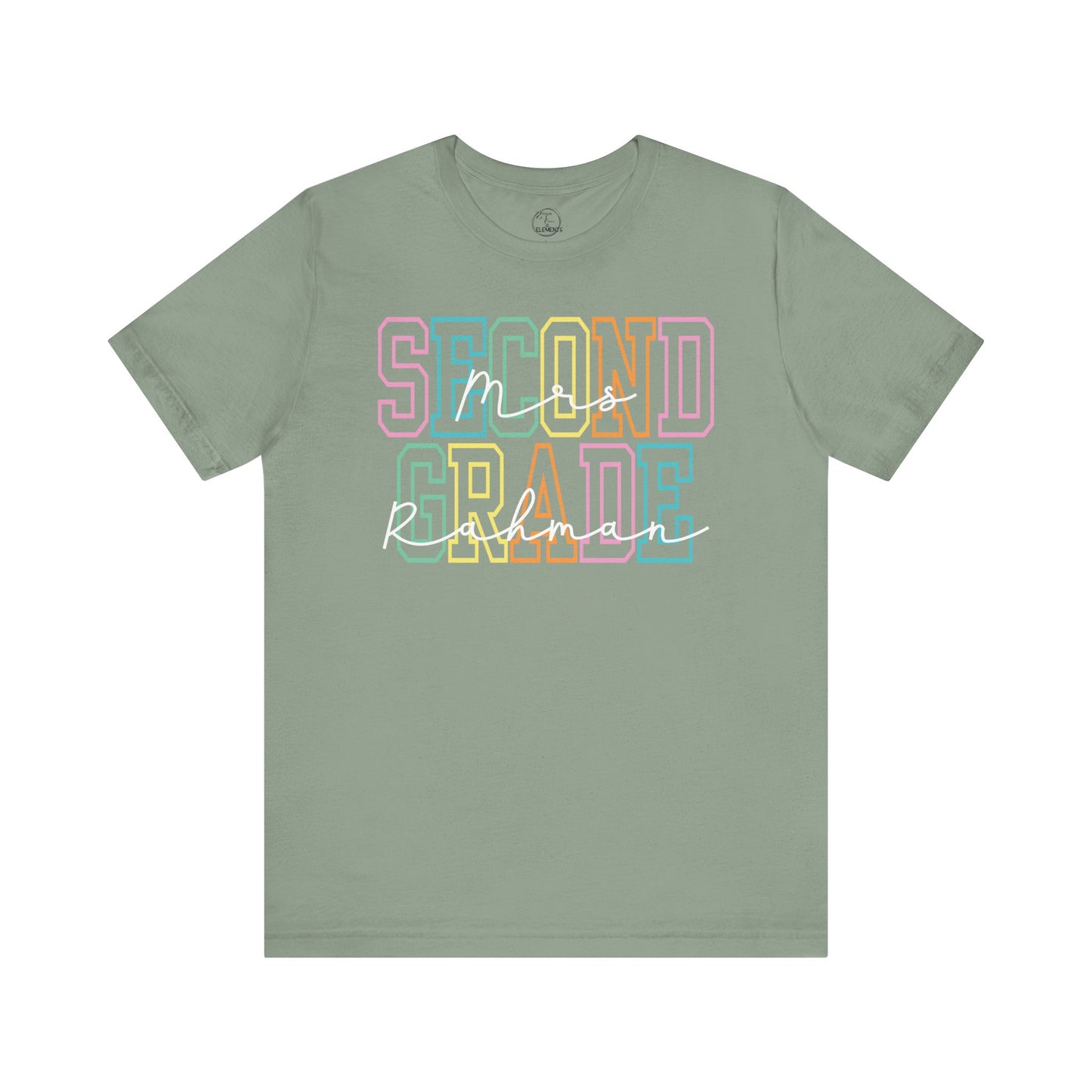 Personalized Second Grade Tees- Rahman