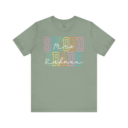 Personalized Second Grade Tees- Rahman