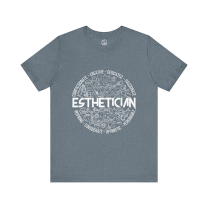 Edgy Esthetician Doodles Tee
