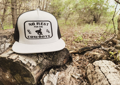 No Rest For The Cowboys Trucker Hat