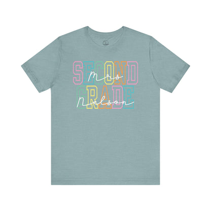 Personalized Second Grade Tees- Nelson