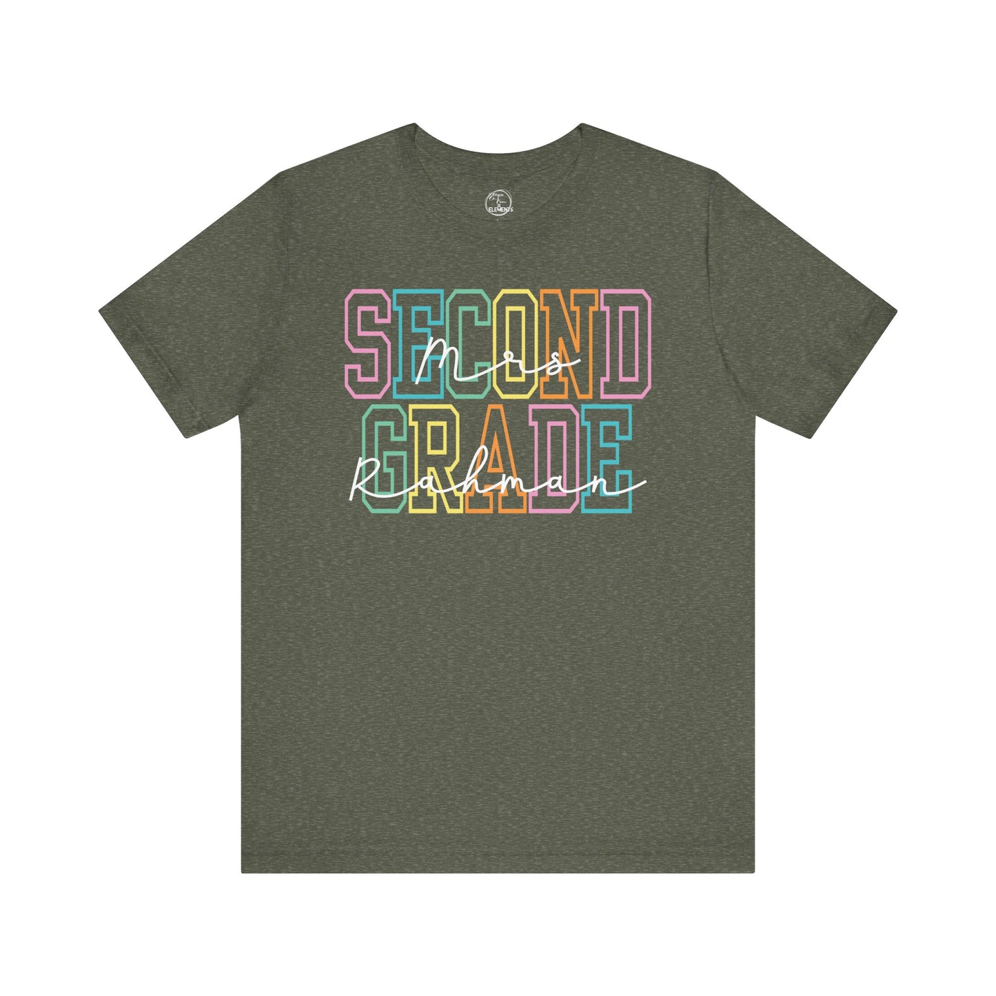 Personalized Second Grade Tees- Rahman