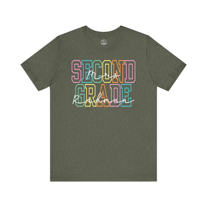 Personalized Second Grade Tees- Rahman