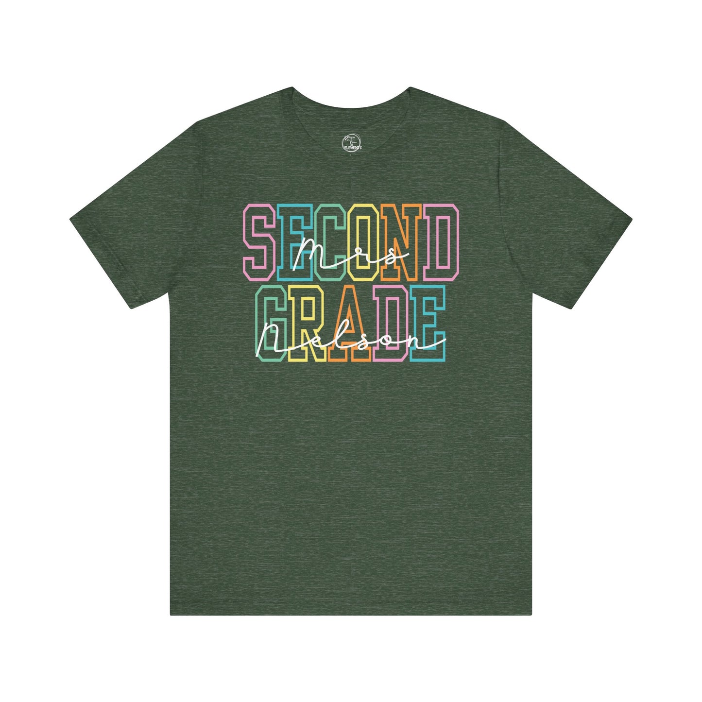 Personalized Second Grade Tees- Nelson