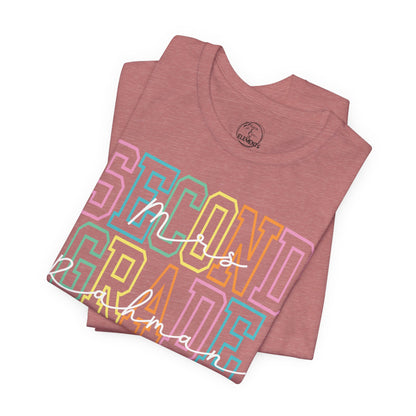 Personalized Second Grade Tees- Rahman