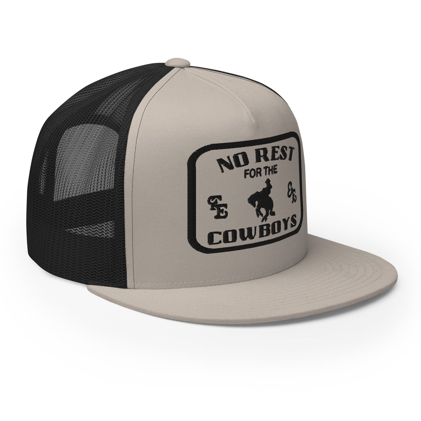 No Rest For The Cowboys Trucker Hat