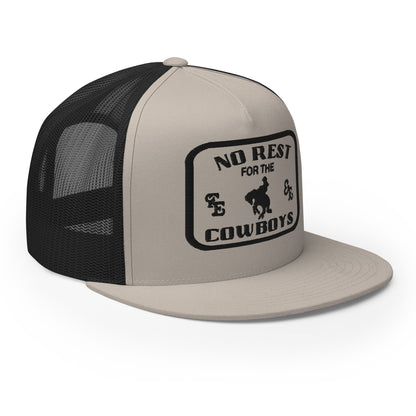 No Rest For The Cowboys Trucker Hat