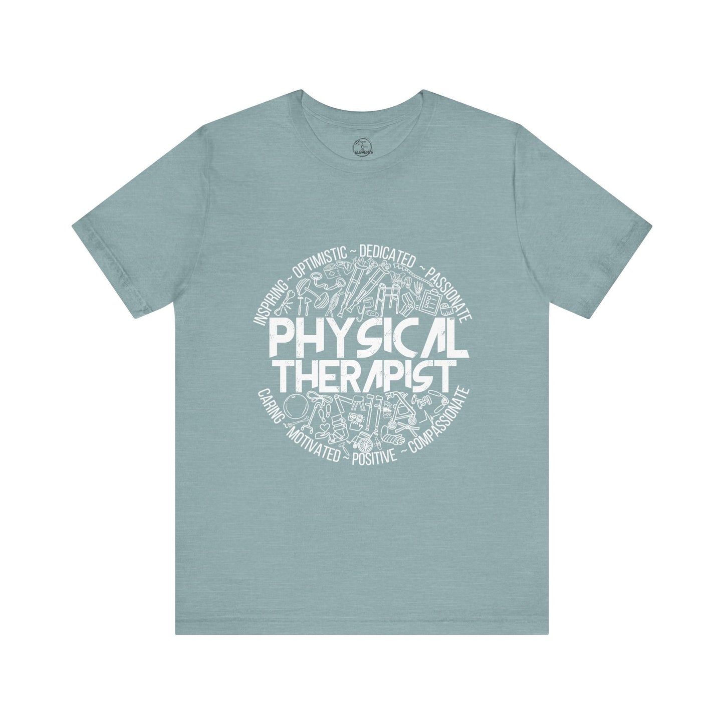 Edgy Physical Therapist Doodles Tee