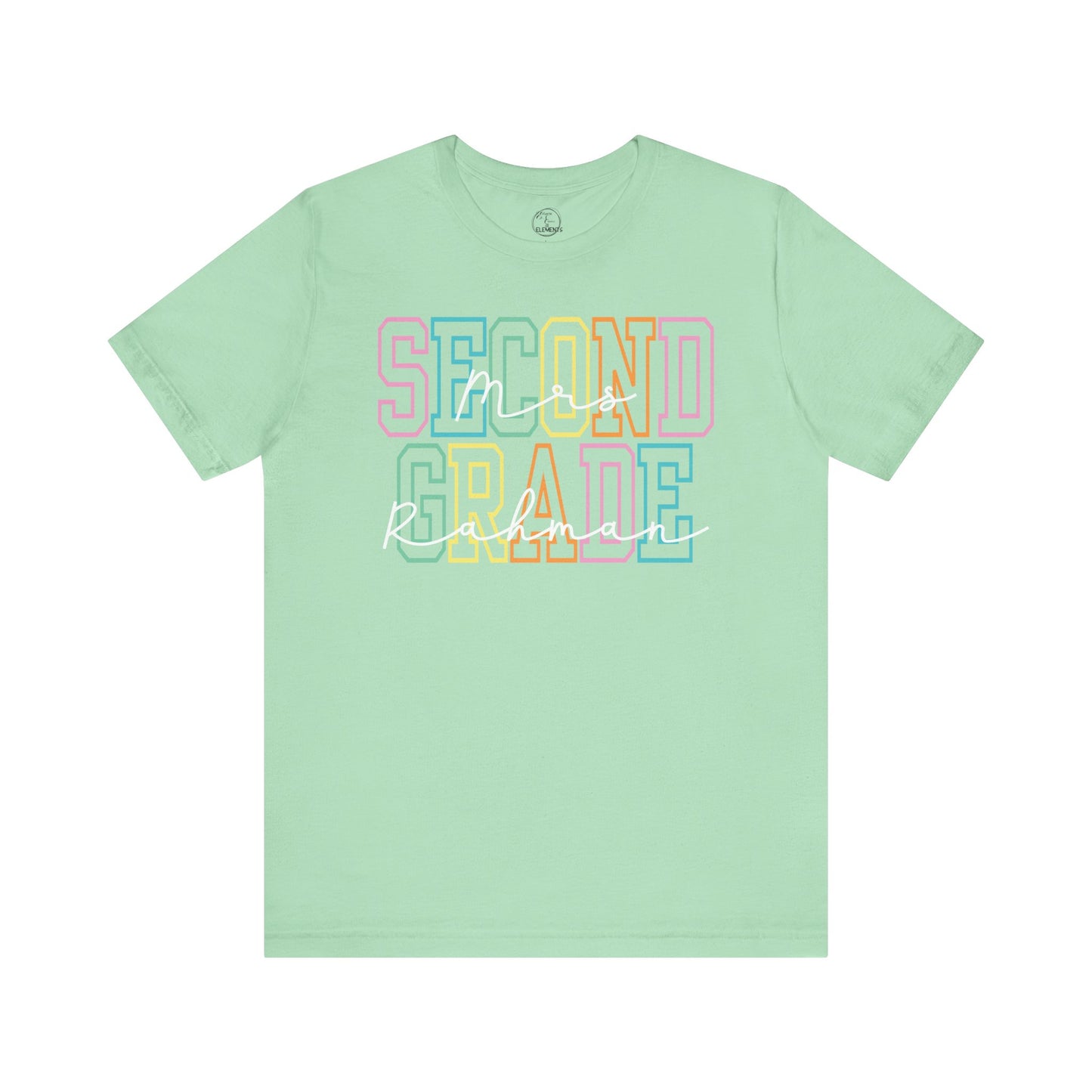 Personalized Second Grade Tees- Rahman
