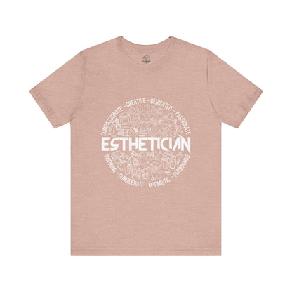 Edgy Esthetician Doodles Tee