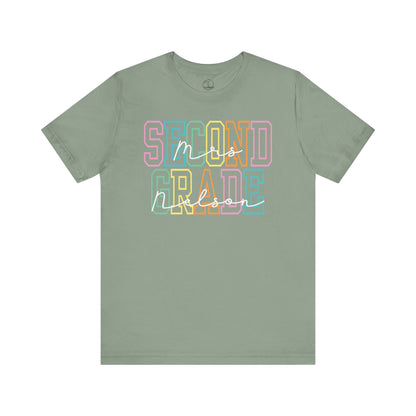 Personalized Second Grade Tees- Nelson