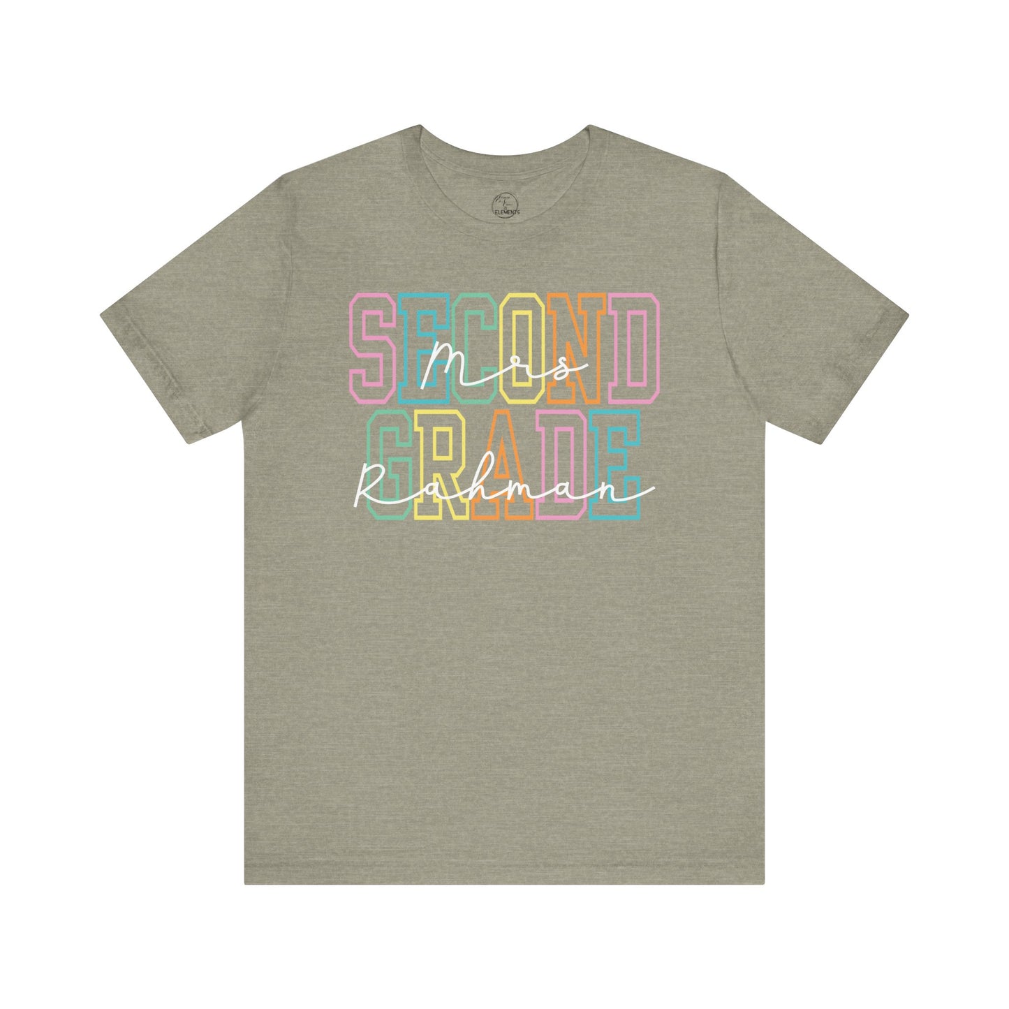 Personalized Second Grade Tees- Rahman