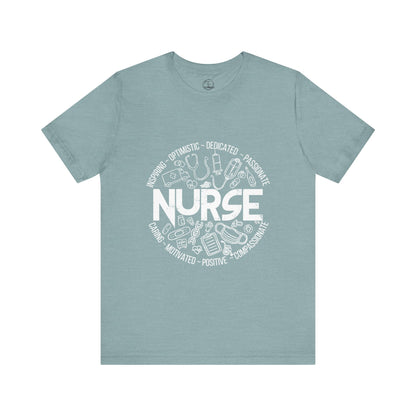 Edgy Nurse Doodles Tee