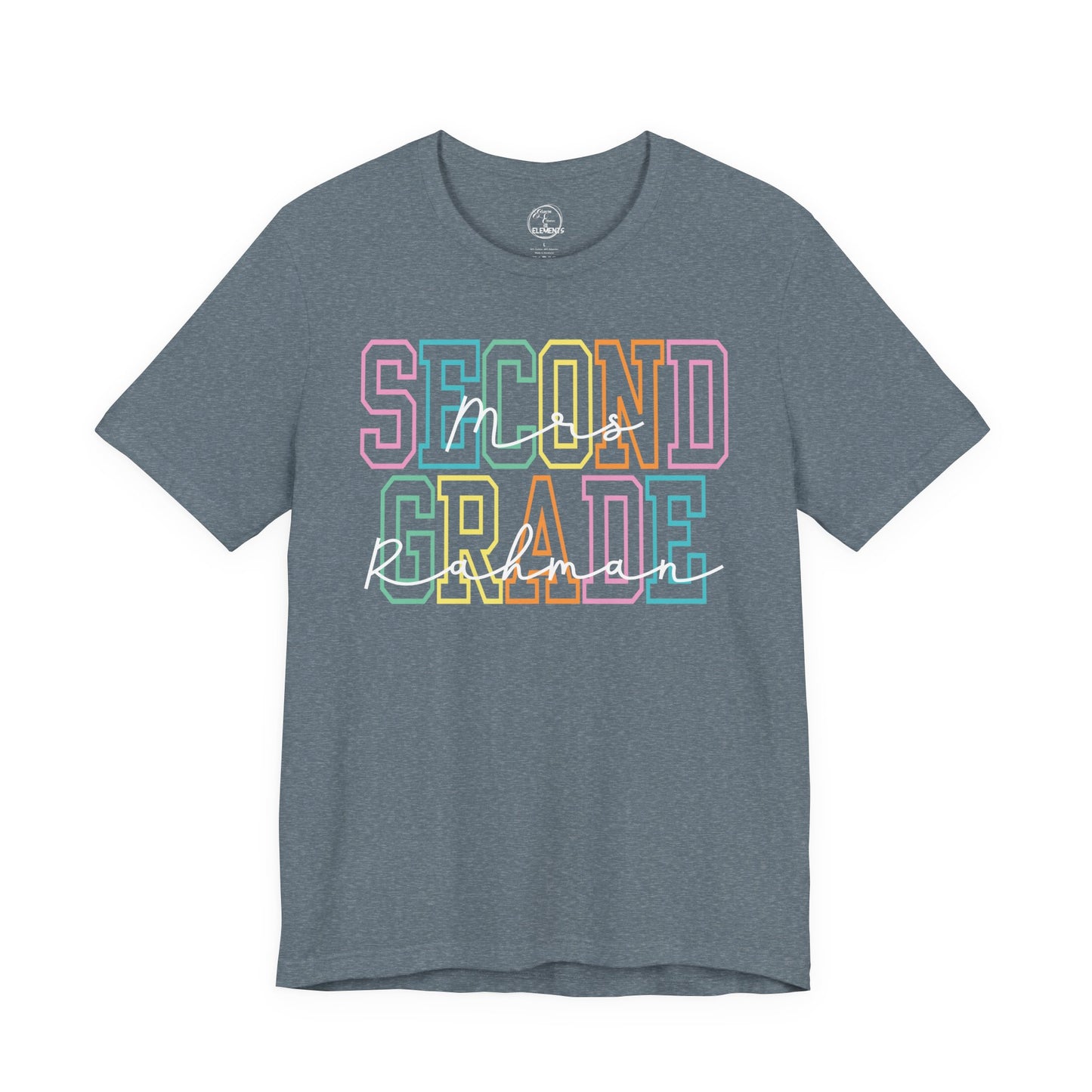 Personalized Second Grade Tees- Rahman
