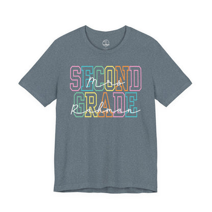 Personalized Second Grade Tees- Rahman